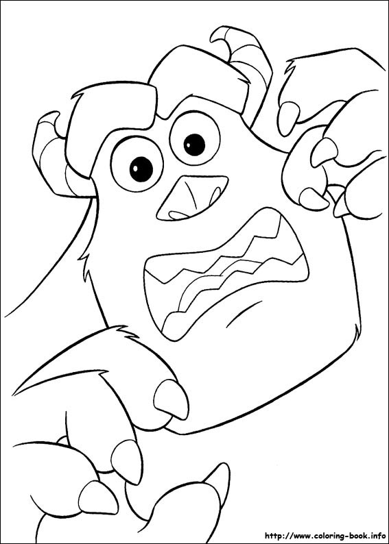 Monsters, inc. coloring picture